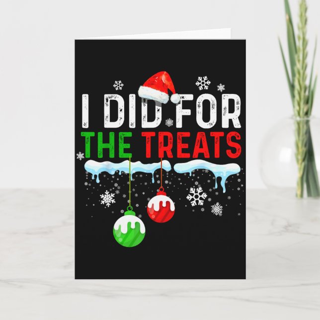 Cartão Family Christmas Pajamas Matching I Did For The Tr (Frente)