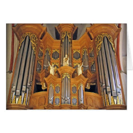 Cartão Famoso órgão de canalização de Hamburgo