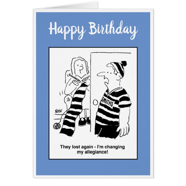 Cartão Fan de futebol quer mudar sua lealdade (Frente)