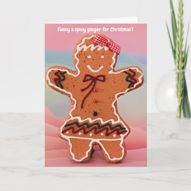 Cartão Fancy a spicy ginger for Christmas? (Frente)