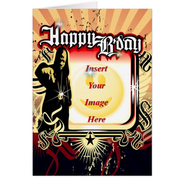 Cartão Fanfarrão B'day (Frente)