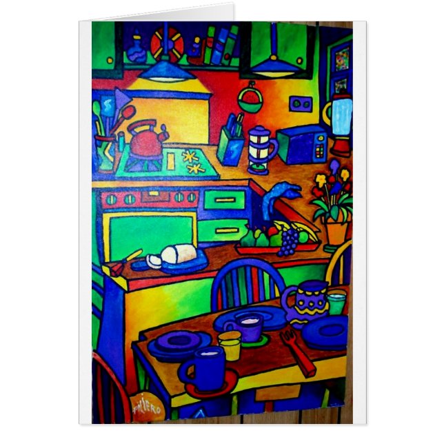 Cartão Fantasia da cozinha por Piliero (Frente)