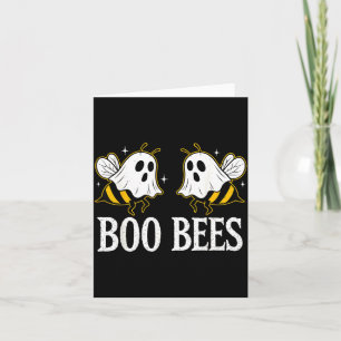 Cartão Fantasia de Casal Abelhas Boo Engraçado para Mulhe