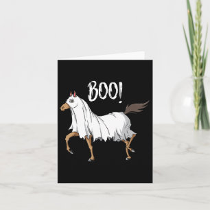 Cartão Fantasia de Cavalo Fantasma Diversão Amante de Cav