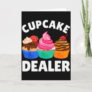 Cartão Fantasia de Cupcake Legal Para Homens Mulheres Ass