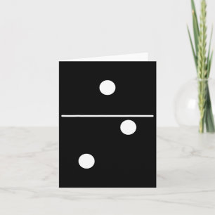 Cartão Fantasia de Dominó 1 2 Família Combinante Fácil Gr