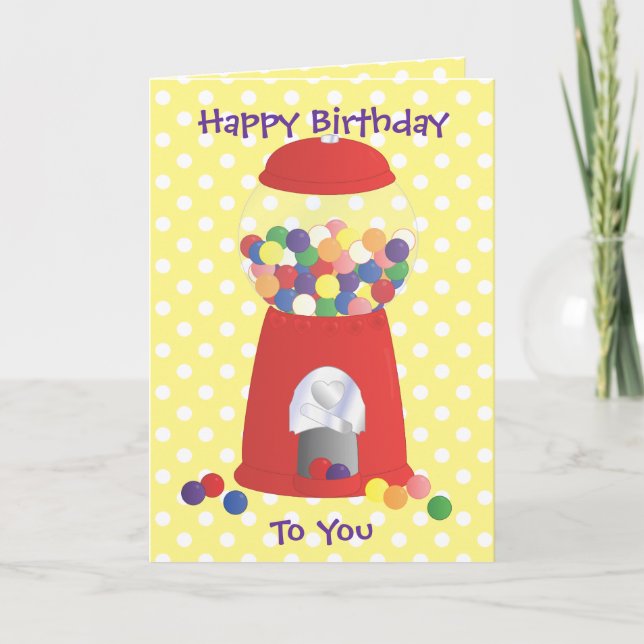 Cartão Fantasia de Gumball (Frente)