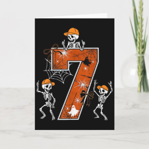 Cartão Fantasia de Halloween Hugvyn Six Seven Meme 6 7 Da