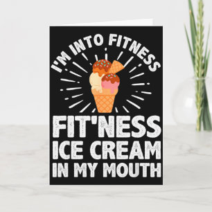 Cartão Fantasia de Sorvete Legal Para Homens Mulheres Sor