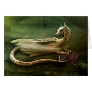 Cartão Fantasia do dragão