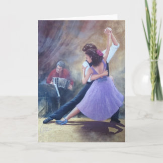 Cartão fantasia do tango