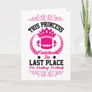 Cartão Fantasia Futebol Princesa Divertida Festa Desenho