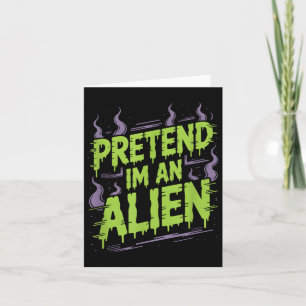 Cartão Fantasias de Alien