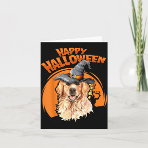 Cartão Fantasias de Golden Retriever para Cão de Hallowee