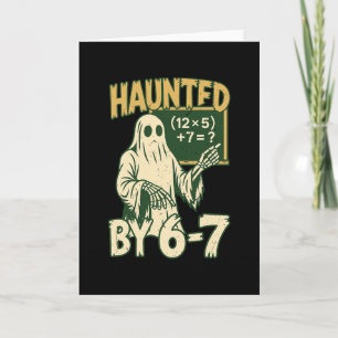 Cartão Fantasias de Halloween Assombradas