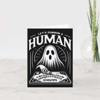 Cartão Fantasma Assustador Engraçado Vamos Invocar Um Tab