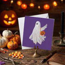 Fantasma de Doce ou Travessura Com Balde de Doces 