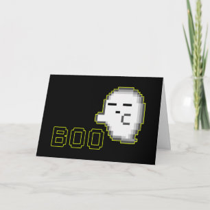 CARTÃO FANTASMA DE HALLOWEEN - BOO 2