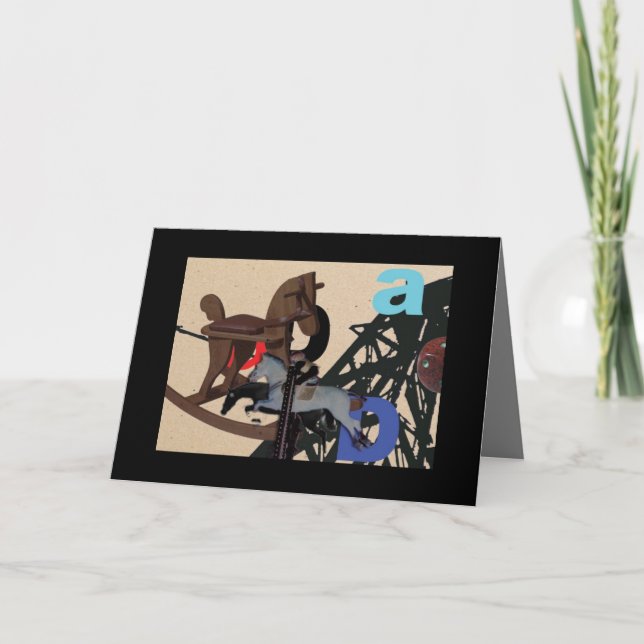 Cartão fantasma de pônei (Frente)