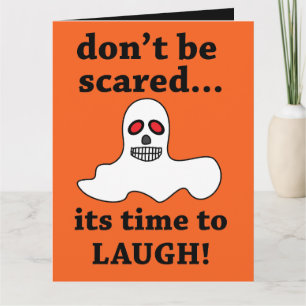 Cartão Fantasma engraçado de Halloween
