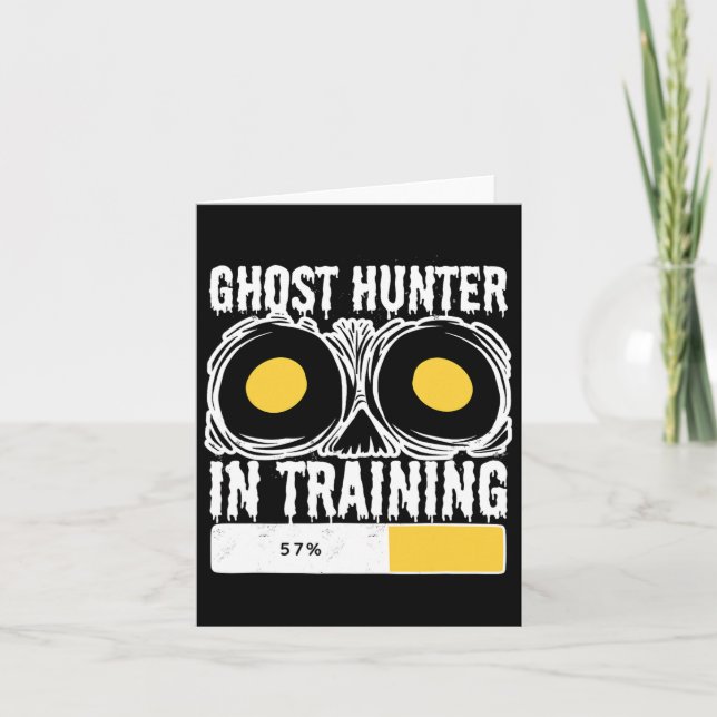 Cartão Fantasma Hunter Em Formação Na Caça Ao Fantasma De (Frente)