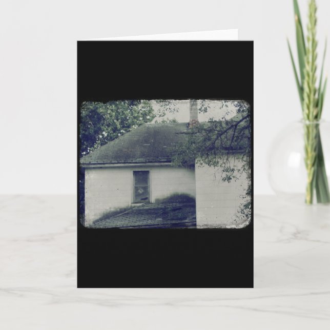 Cartão Fantasma na janela (Frente)