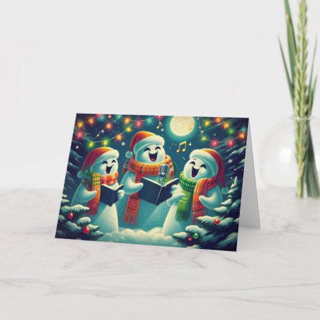 Cartão Fantasmagorias de Neve (Frente)