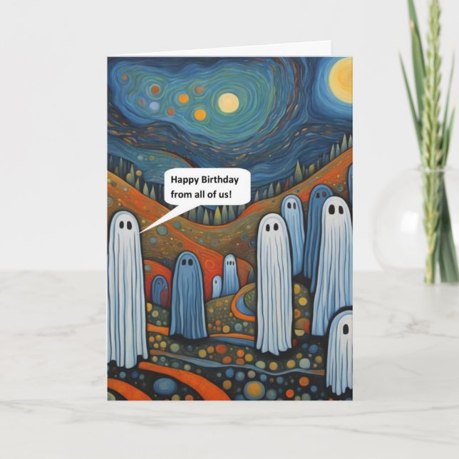 Cartão Fantasmas (Frente)