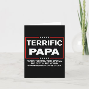 Cartão Fantástico Papa - Engraçado Donald Trump Melhor Pa