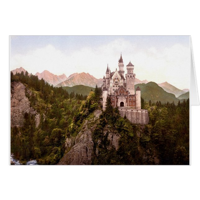 Cartão fantasy-art-wallpaper-34, castelo de (Frente Horizontal)