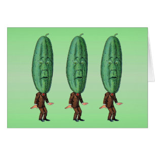 Cartão Fantasy Pickle Man Brown Suit