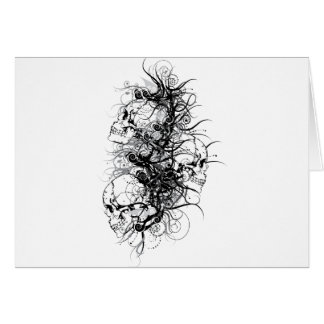 Cartão Fantasy Skulls