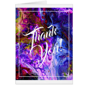 Cartão Fantasy World Obrigado