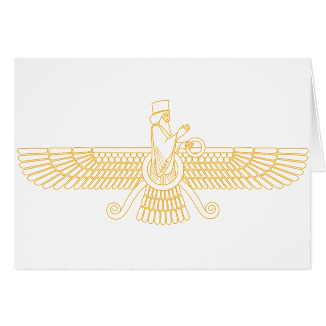 Cartão Faravahar (Frente Horizontal)