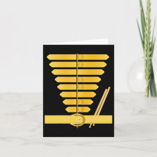 Cartão Farda de Major de Bateria Americano Uniforme de Ba