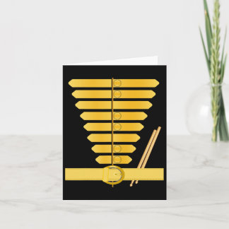 Cartão Farda de Major de Bateria Americano Uniforme de Ba