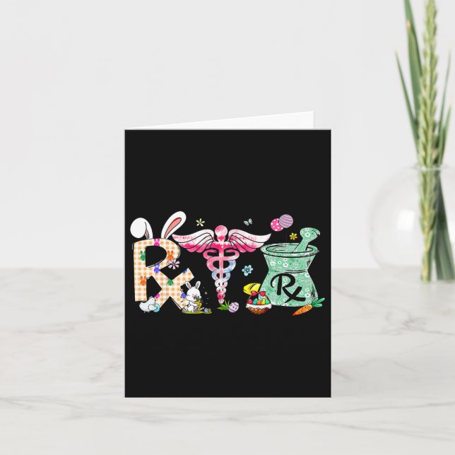 Cartão Farmacêutico de Páscoa Técnica da Farmácia Certifi (Frente)