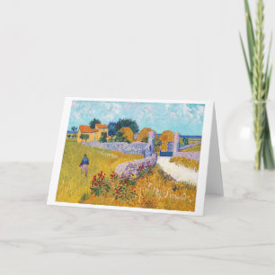 Cartão Farmhouse in Provence, Van Gogh