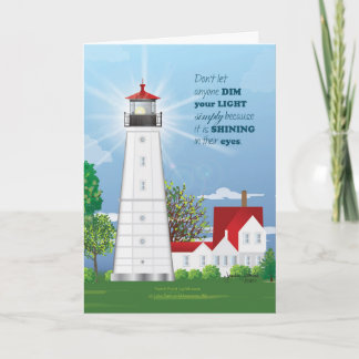 Cartão Farol Brilhe Sua Luz