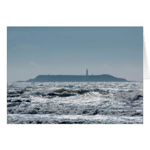 Cartão Farol da Ilha de Destruição de Ruby Beach