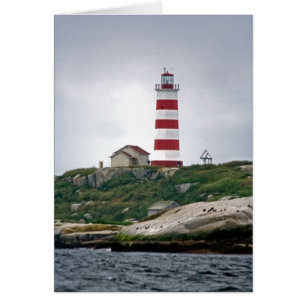 Cartão Farol da Ilha Sambro