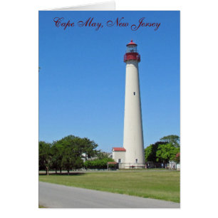 Cartão Farol de Cape May
