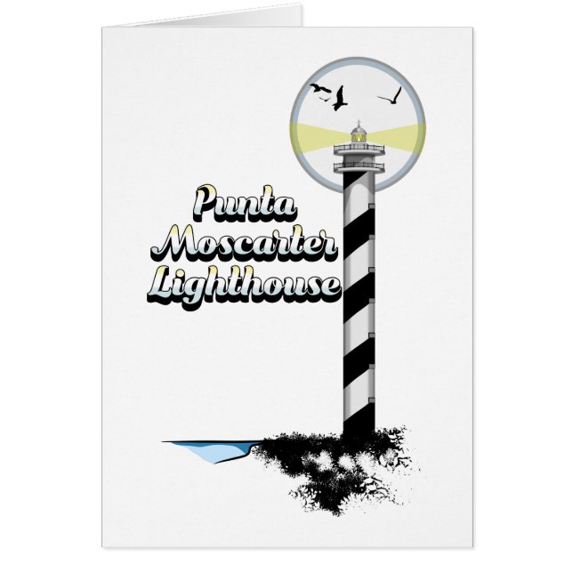 Cartão Farol de Punta Moscarter (Frente)