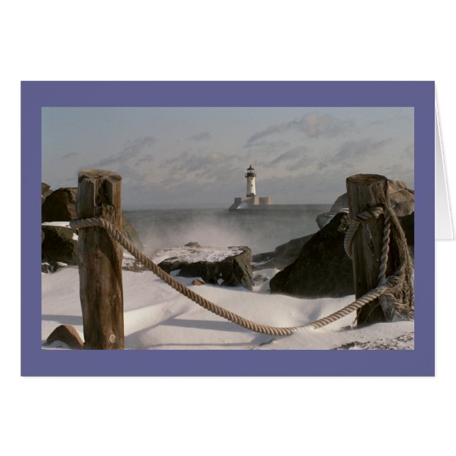 Cartão Farol do Canal Park (Frente Horizontal)