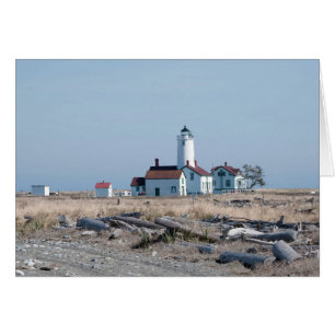 Cartão Farol do cuspe de Dungeness em Sequim, WA
