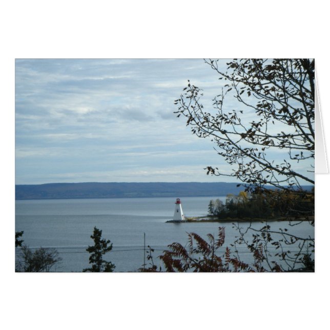Cartão Farol em Baddeck (Frente Horizontal)