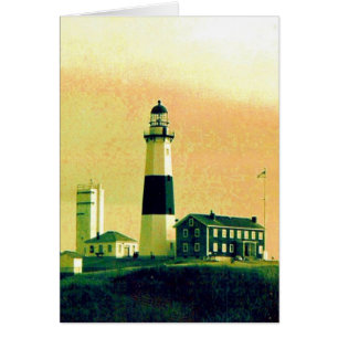 Cartão farol montauk