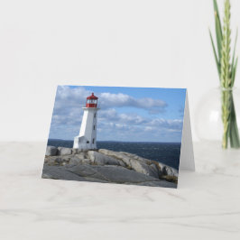 Cartão Farol na angra de Peggy