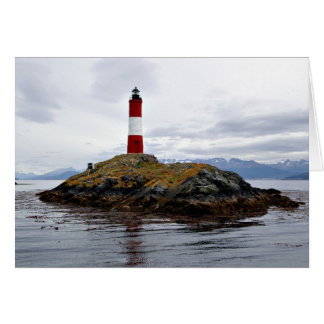 Cartão Farol no fim do mundo