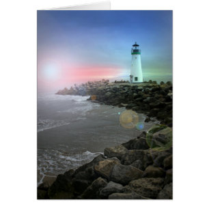 Cartão Farol papai noel Cruz